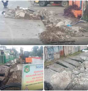 Warga Resah, Akibat Pemasangan Kabel Bawah Tanah , Suplay Air PDAM Terganggu