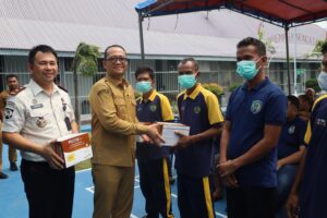 Wujud Nyata Kepedulian terhadap Kesehatan WBP, Pemko Bersama Lapas Kelas IIB Laksanakan Deteksi Dini Kasus TB dan CKG