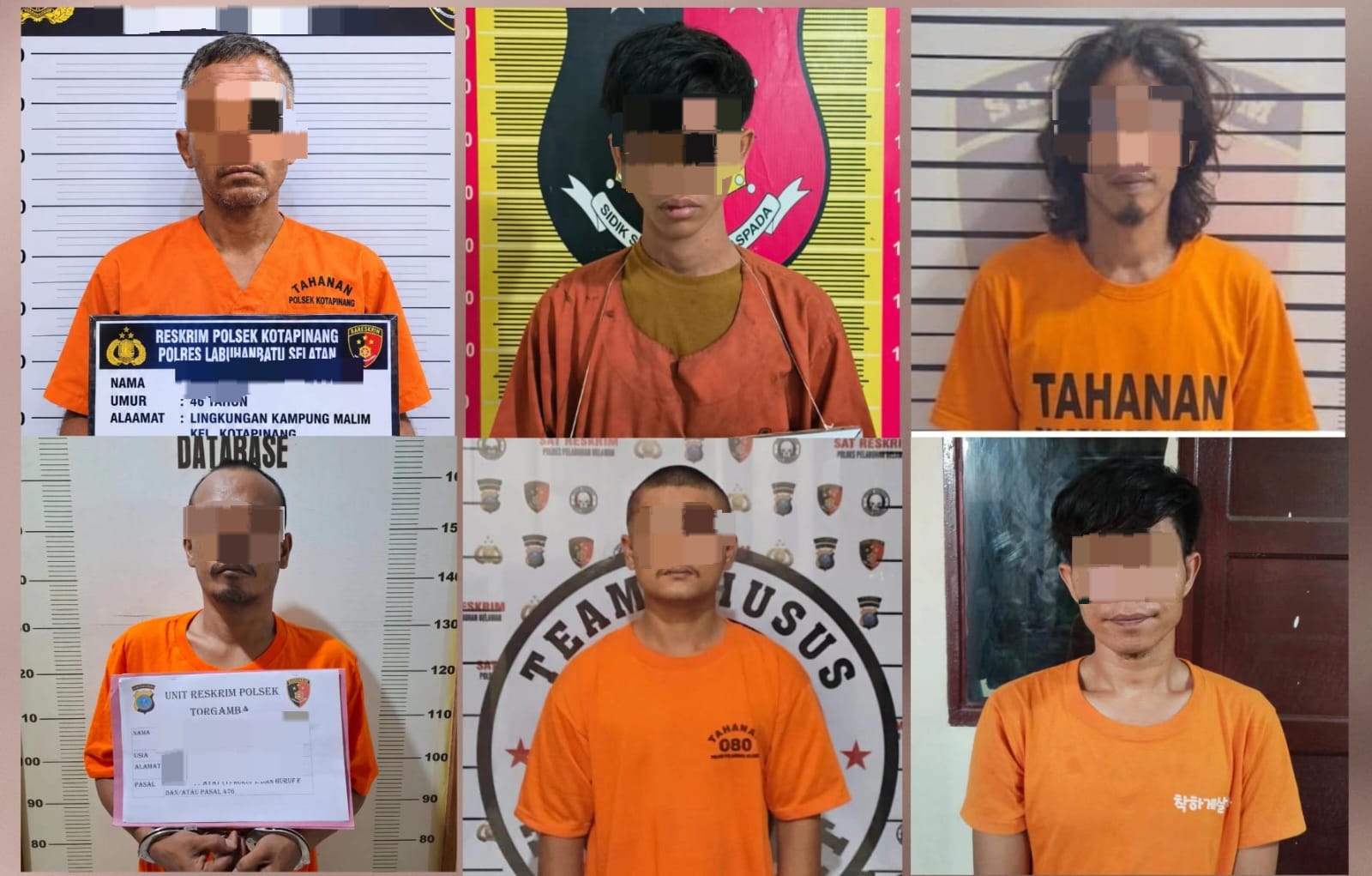 Dalam 2×24 Jam Polda Sumut Ungkap 52 Kasus Curas dan Curat, 59 Tersangka Diamankan