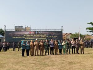 Plt Bupati Ahmad Baharudin Tekankan Semangat Gotong Royong di Pembukaan TMMD ke-130