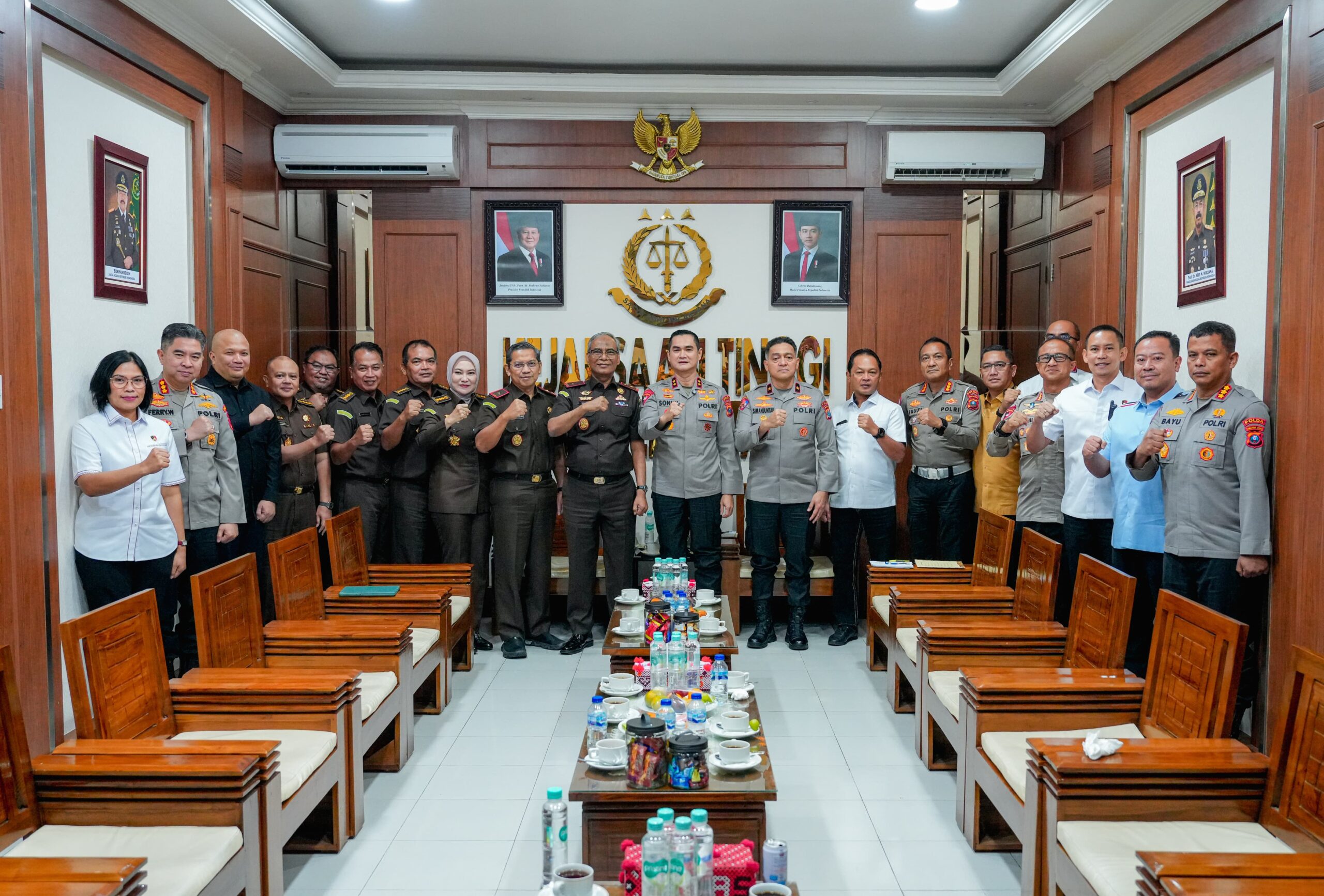 Perkuat Tiga Pilar Peradilan, Kapolda Sumut Sambangi Markas Kejati