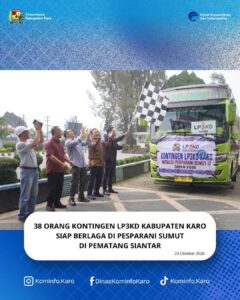38 Orang Kontingen LP3KD Kabupaten Karo Siap Berlaga di Pesparani Sumut di Pematangsiantar