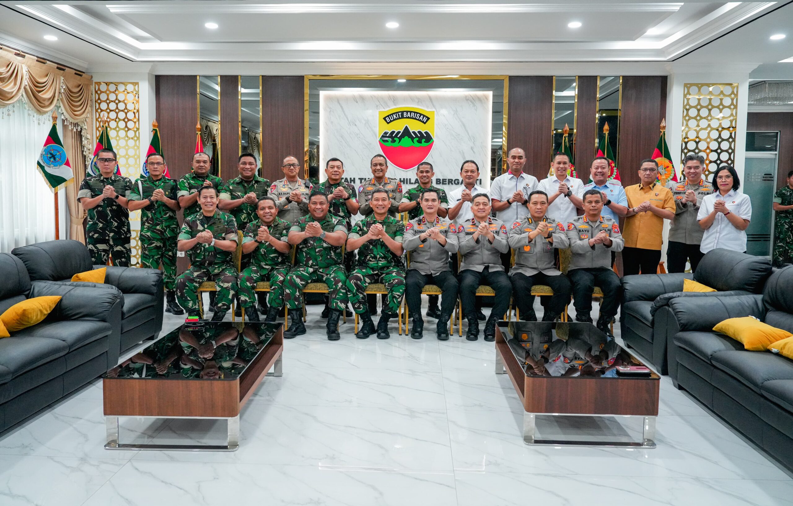 Kunci Stabilitas Sumut, Kapolda dan Pangdam I/BB Perkuat Sinergi TNI-Polri