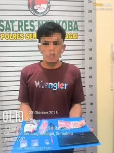 Transaksi Sabu di Warkop,Polres Sergai Bekuk Pelaku Lewat Undercover Buy