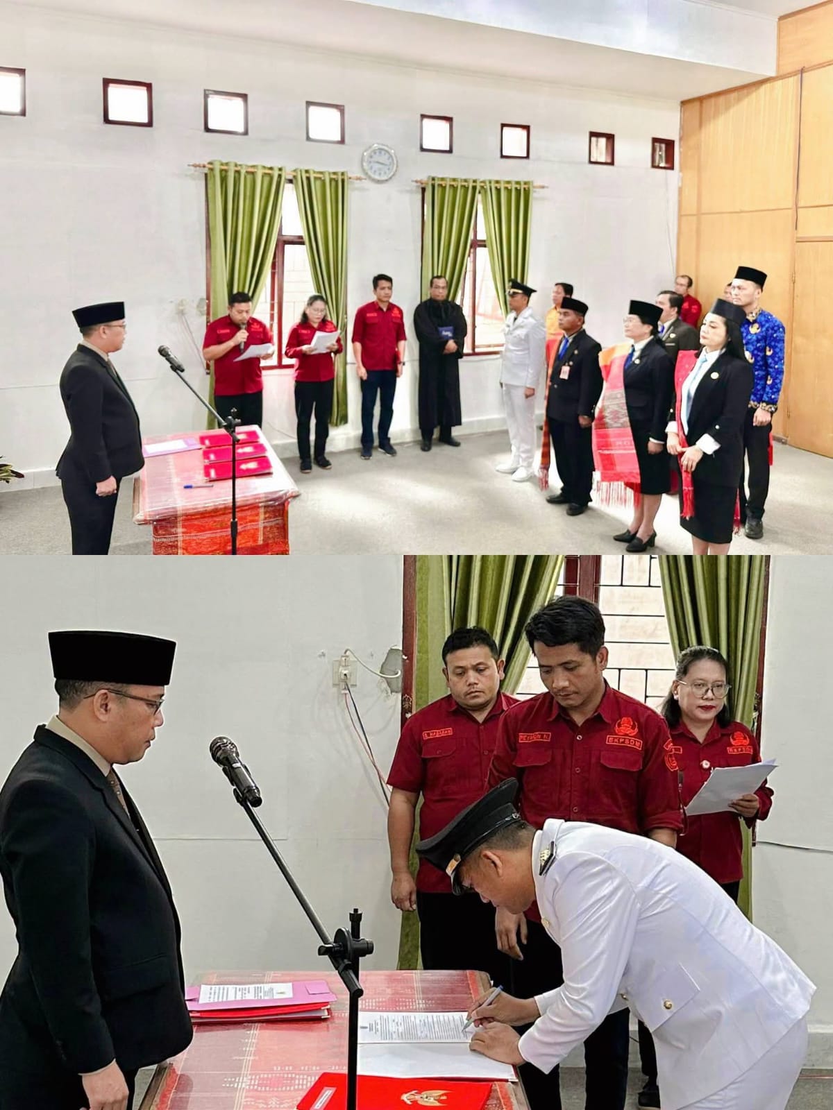 Bupati Humbahas Tegaskan Sikap Profesionalisme dan Tanggung Jawab pada Pelantikan Pejabat Administrator dan Fungsional