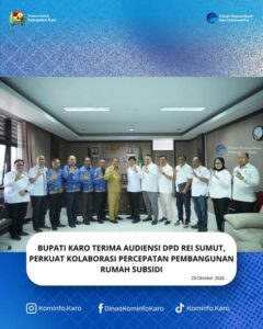 Bupati Karo Terima Audiensi DPD REI Sumut, Perkuat Kolaborasi Percepatan Pembangunan Rumah Subsidi