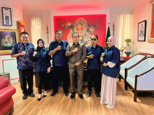 ‎Sowan ke Wong Chun Sen, KAPMI Sumut Dorong Pengusaha Muda Naik Kelas ‎