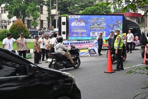 Bapenda Sumut dan Ditlantas Polda Sumut Kembali Gelar Operasi Sadar Pajak