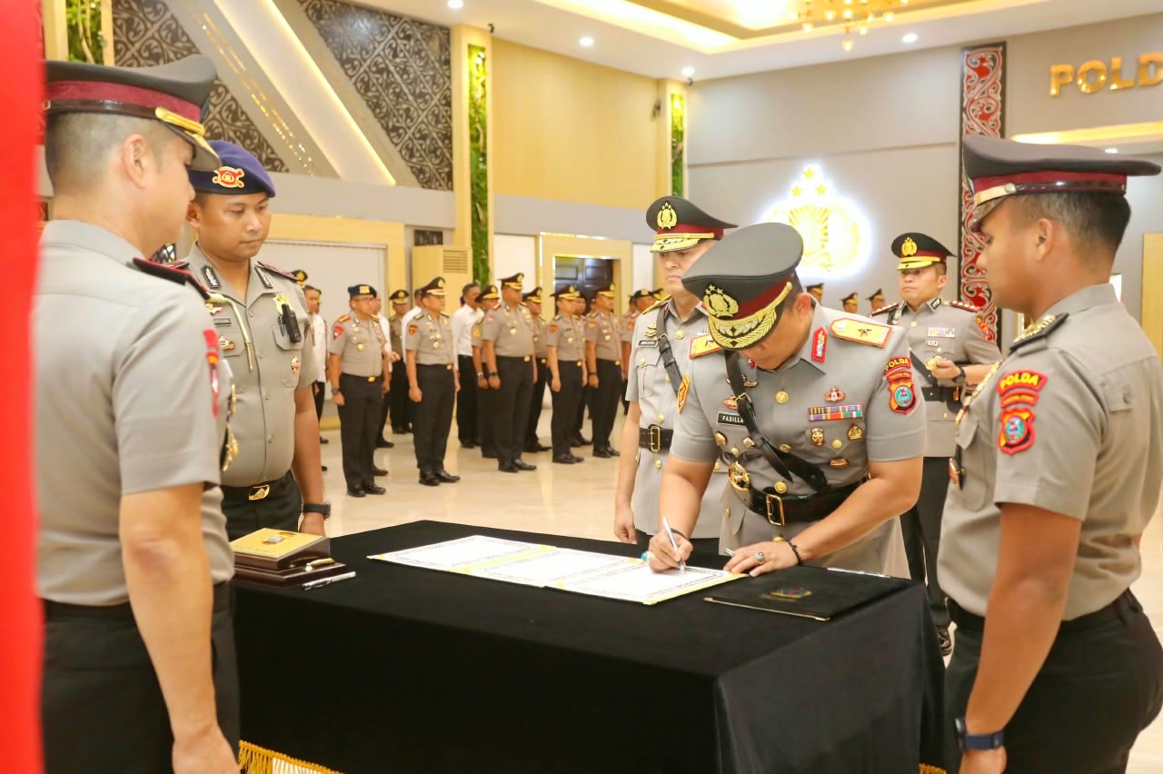 Kapolda Sumut Pimpin Sertijab Wakapolda dan Kapolresta Deli Serdang
