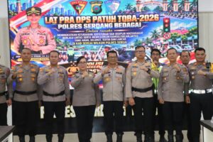 Mantapkan Kesiapan, Polres Sergai Gelar Latpraops Patuh Toba-2026