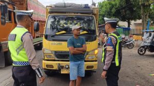 Kapolres Sergai Pimpin Kampanye Keselamatan dan Dialog Edukasi Pengemudi ODOL