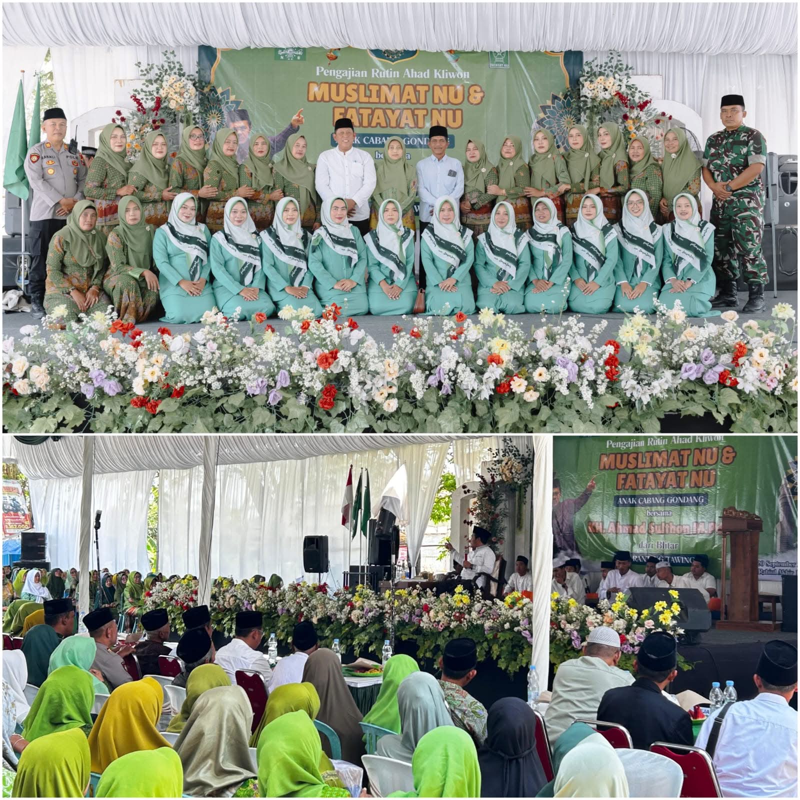 Pengajian Rutin Muslimat dan Fatayat NU Ranting Tawing Berlangsung Khidmat