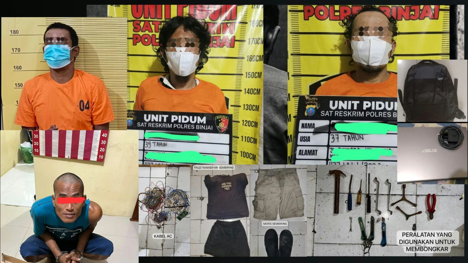 Polda Sumut Ungkap Puluhan Kasus Curas-Curat, 44 Tersangka Diciduk