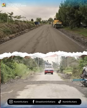 Pemerintah Kabupaten Karo Percepat Perbaikan Infrastruktur, Akses Jalan Simpang Empat Menuju Payung Terus Dikebut