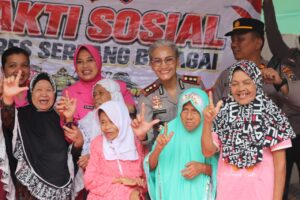 Kapolres Sergai Kunjungi Yayasan Nurul Jannah Wreda