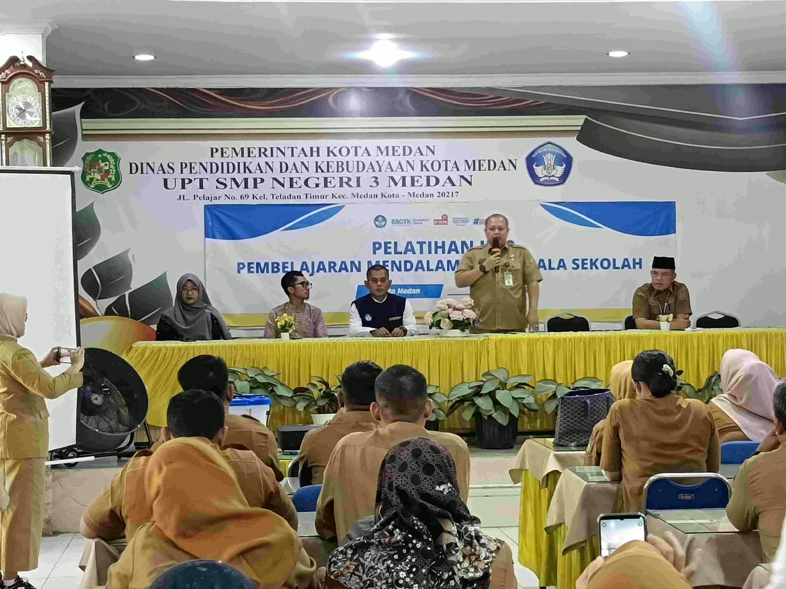 Sekdisdikbud Medan Andy Yudhistira Harapkan Pelatihan Psikososial Pascabencana Tingkatkan Kompetensi Peserta