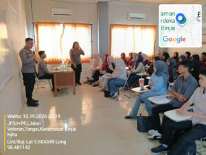 Kapolres Binjai Gencarkan Polisi Peduli Pendidikan, Mahasiswa STMIK Kaputama Diingatkan Bahaya Narkoba hingga Judol