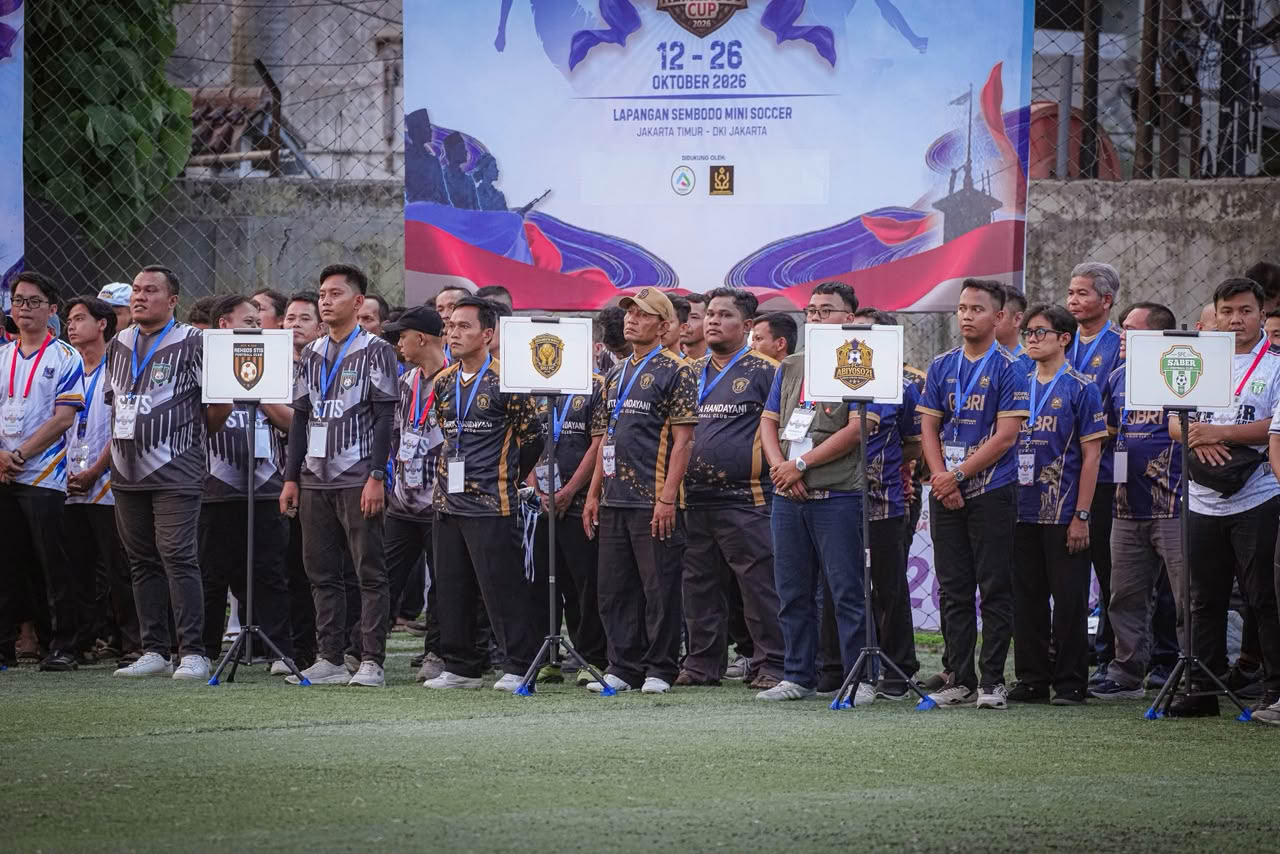 Turnamen mini soccer Kemensos Cup 2026 dalam rangkaian peringatan Hari Pahlawan, Senin (12/10/2026). (Foto: Ist/Aktual Online)