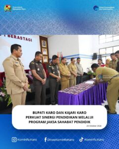 Bupati Karo dan Kajari Perkuat Sinergi Pendidikan melalui Program Jaksa Sahabat Pendidik