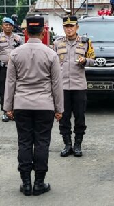 Kapolres Asahan Kunjungan Sillaturahmi ke Polsek Pulau Rakyat, Tekankan Pemberantasan Narkotika dan Kejahatan Jalanan